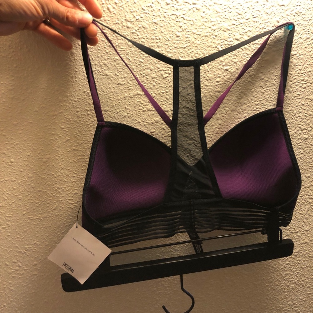 Victoria’s Secret sports bra small purple